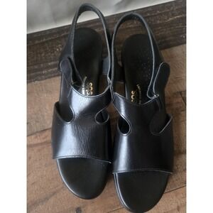 SAS Leather Tripad Comfort Block Heel Sandals Womens Sz 8